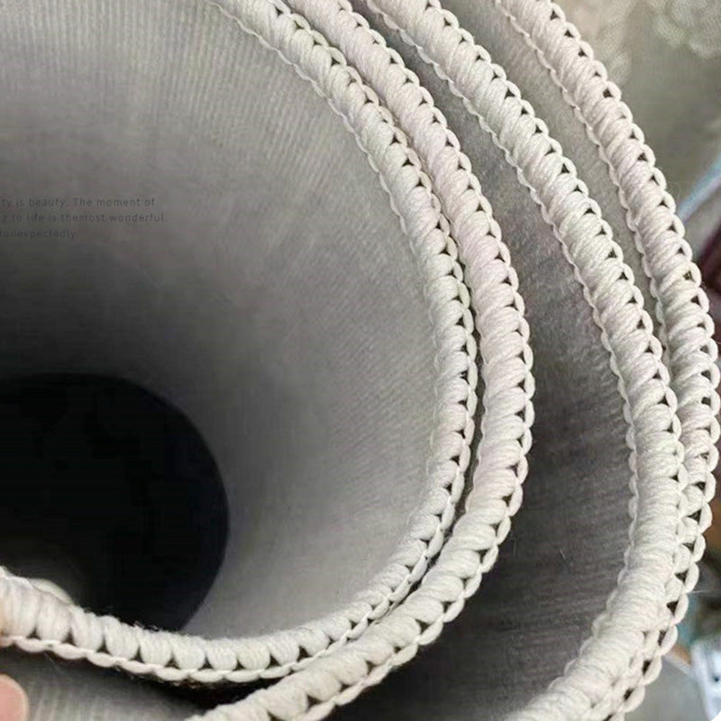 Modern Area Rug Marble Print Indoor Rug Polyester Non-Slip Backing Carpet for Living Room