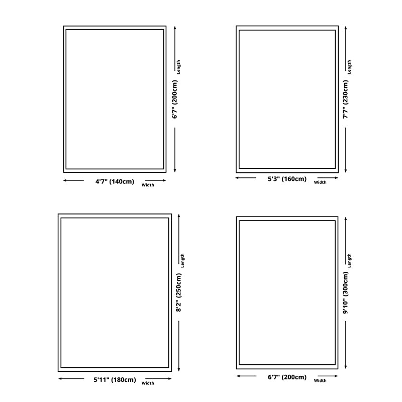 Light Pink Casual Carpet Polyester Line Carpet Washable Carpet for Living Room