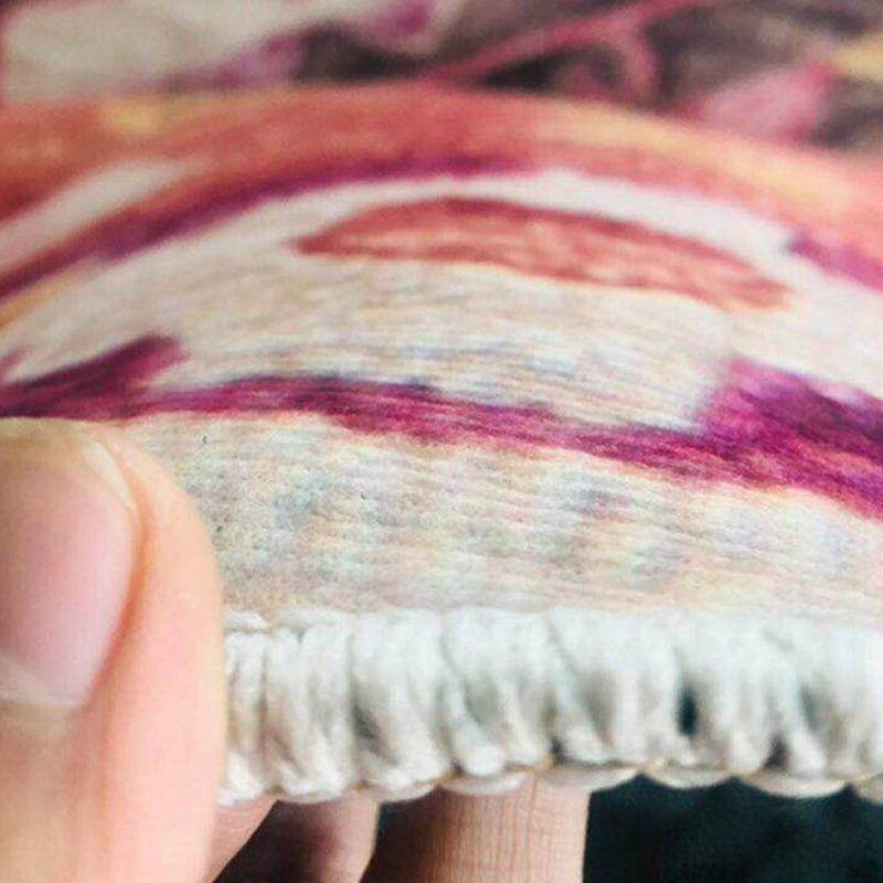 Gold Contemporary Rug Polyester Graphic Rug Stain Resistant Rug for Home Decor