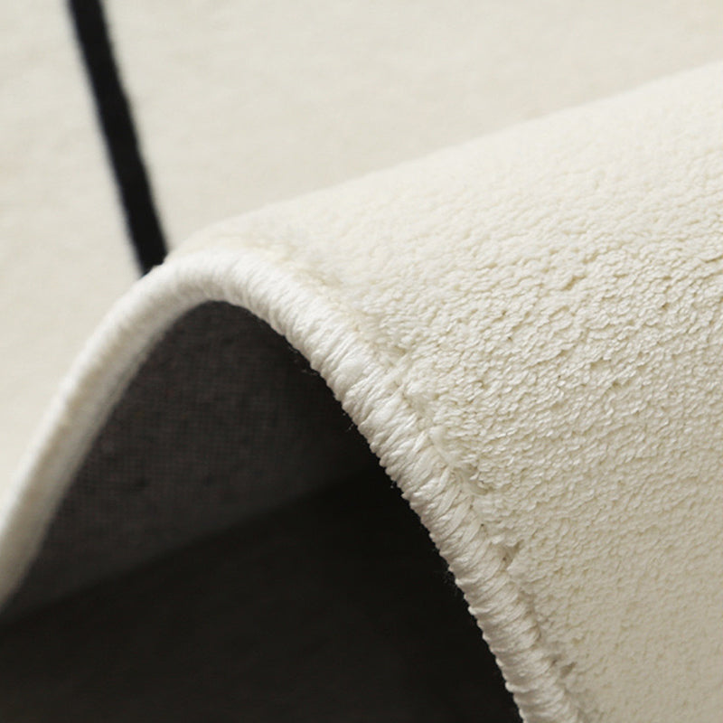 Fancy Modern Area Carpet Plaid Pattern Polyester Area Rug Stain Resistant Rug for Living Room