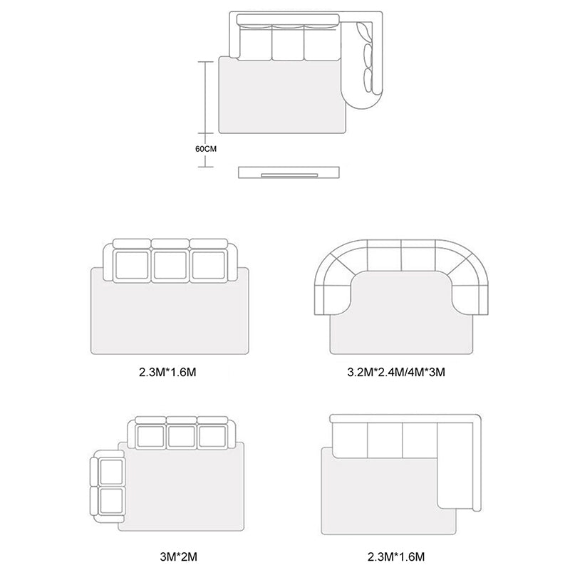 Bold Geometric Area Rug Modern Indor Rug Washable Polyester Non-Slip Carpet for Home Decor