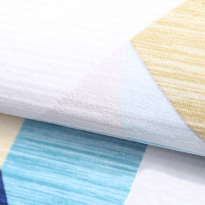 Classic Indoor Rug Geometric Modern Patchwork Area Rug Washable Polyester Carpet for Living Room