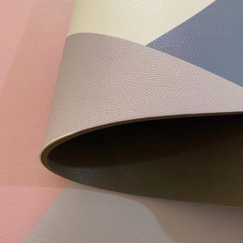 Creative Area Carpet Funky Leaf Print Indoor Rug Living Room Polyster Carpet with Non-Slip Backing