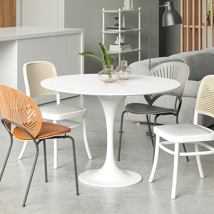 Tavolo da pranzo standard bianco contemporaneo tavolo da pranzo in pietra sinterizzato per cucina