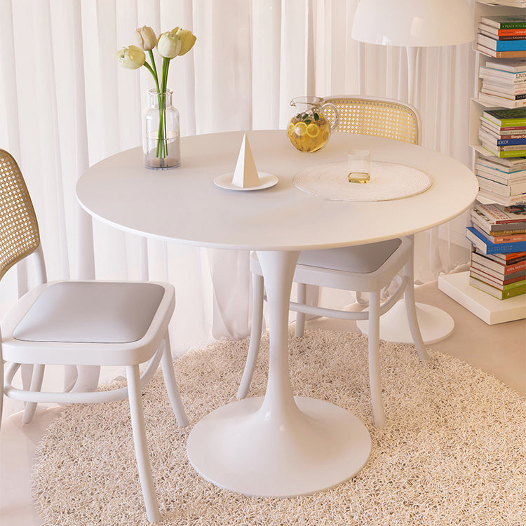 Tavolo da pranzo standard bianco contemporaneo tavolo da pranzo in pietra sinterizzato per cucina
