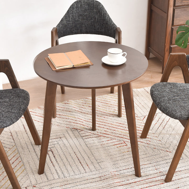 Simplicity Beech 3 Legs Dining Table Solid Wood Table Rectangle for Home