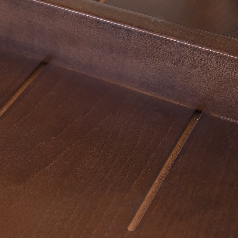 Simplicity Beech 3 Legs Dining Table Solid Wood Table Rectangle for Home