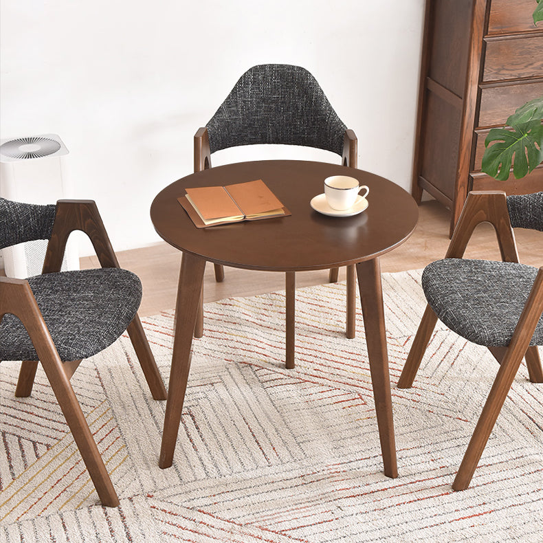 Simplicity Beech 3 Legs Dining Table Solid Wood Table Rectangle for Home