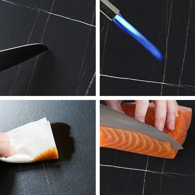 Moderne stijl eettafel van gesinterd steen, ronde eettafel met voetstuk