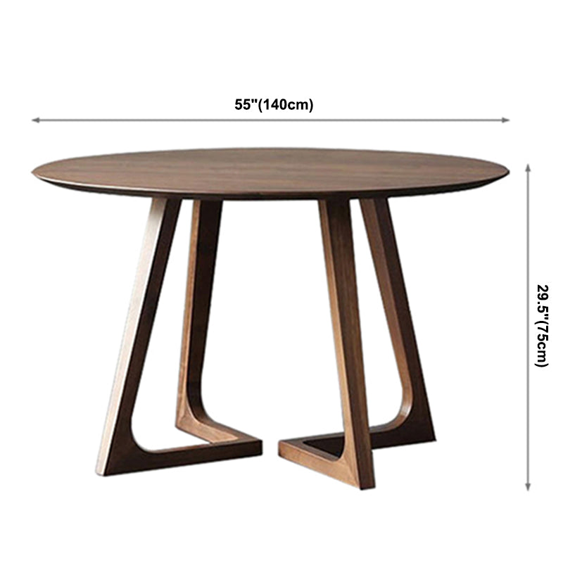 Ronde dubbele voetstuk eetplaats tafel eigentijdse stijl dinette tafel