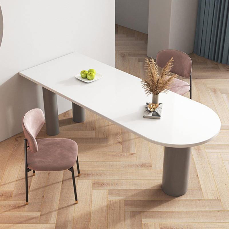 3 Legs Dining Site Table Contemporary Style Dinette Table for Home Kitchen