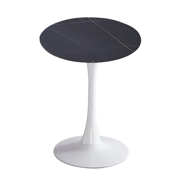 Moderne ronde eettafel gesinterde stenen eettafel met tulpbasis voor thuiskeukendiner