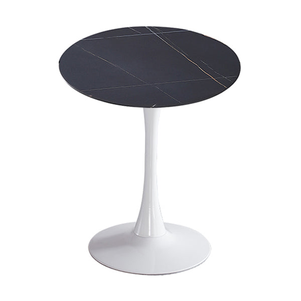 Moderne ronde eettafel gesinterde stenen eettafel met tulpbasis voor thuiskeukendiner