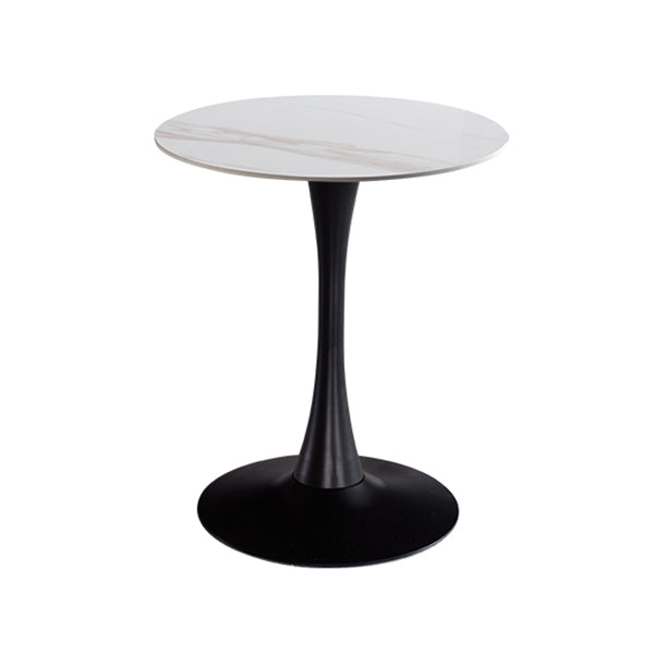 Moderne ronde eettafel gesinterde stenen eettafel met tulpbasis voor thuiskeukendiner