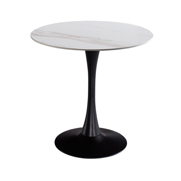 Moderne ronde eettafel gesinterde stenen eettafel met tulpbasis voor thuiskeukendiner