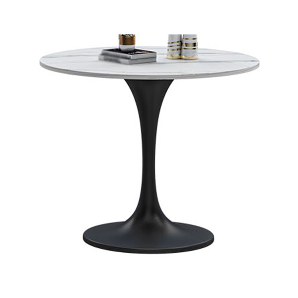 Stone Dining Site Table Contemporary Round Dining Table for Kitchen Home
