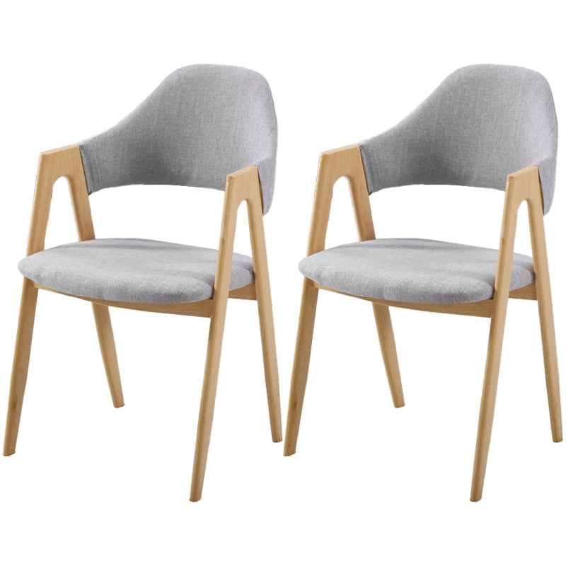 Chaise de salle à manger en bois de Style Glam, finition mate, dossier solide, pour la maison