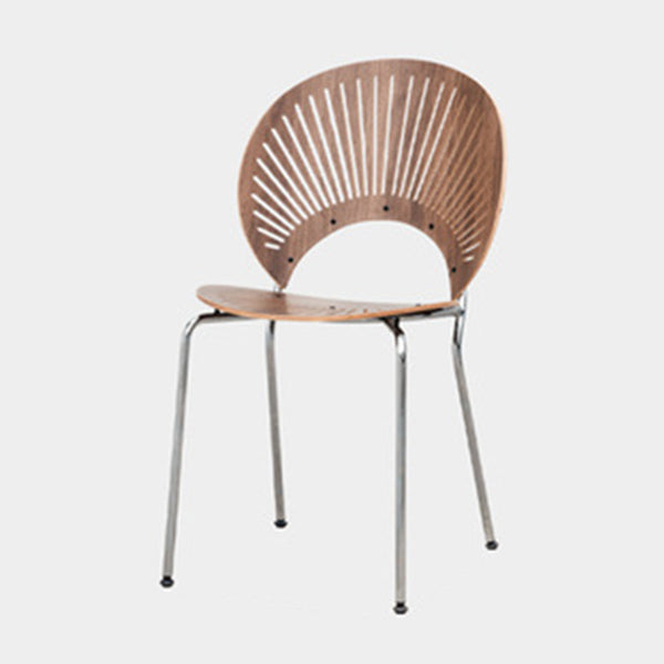 Contemporary Style Metal Chair Set Kitchen Dining Windsor Back Side Chairs