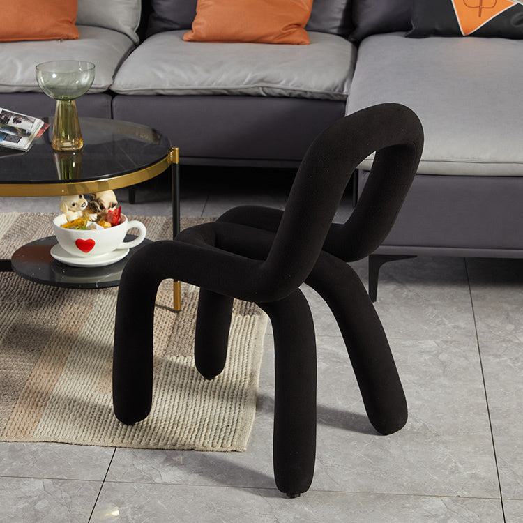 Modern Indoor-Outdoor Side Chair Multicolor Open Back Side Dining Chairs