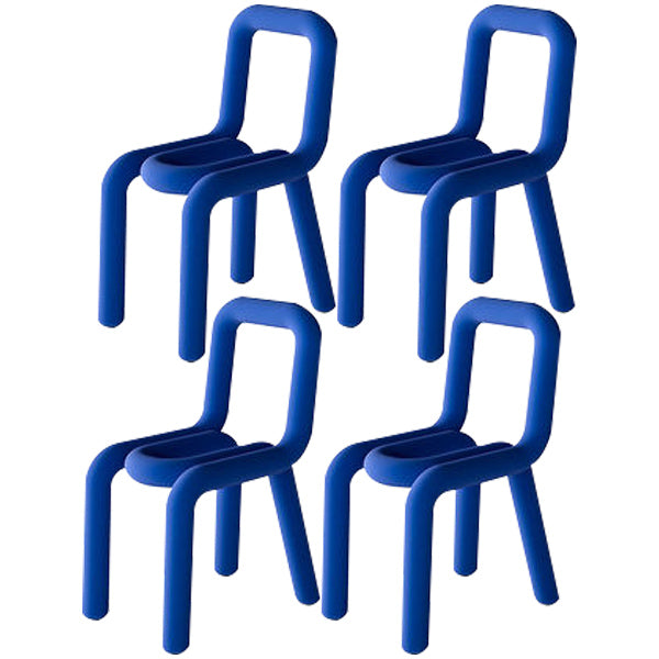 Modern Indoor-Outdoor Side Chair Multicolor Open Back Side Dining Chairs