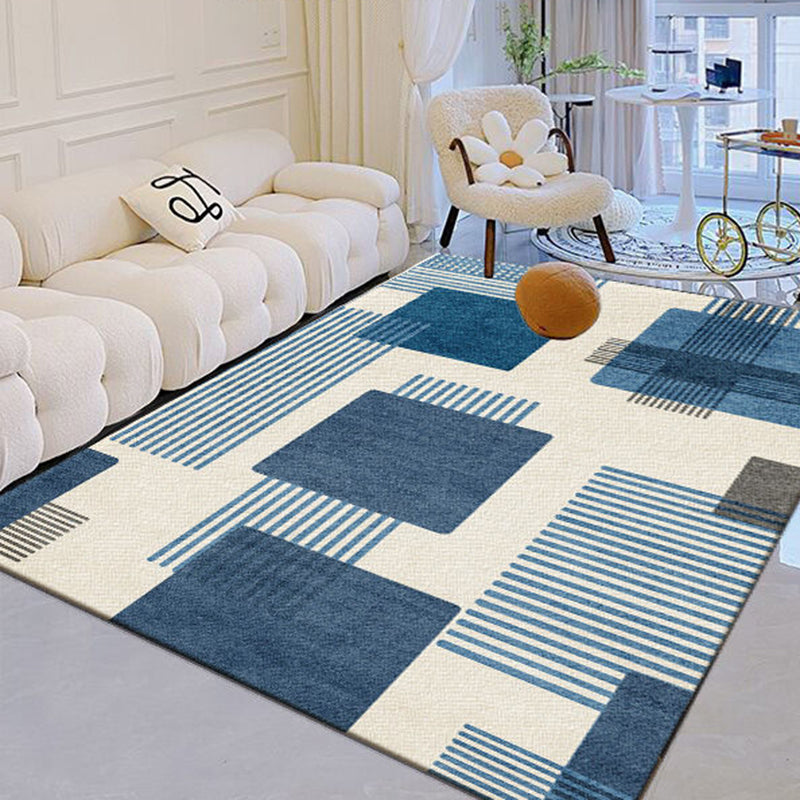 Modern Abstract Art Rug Polyester Carpet Polyester Pet Friendly Indoor Carpet for Living Room