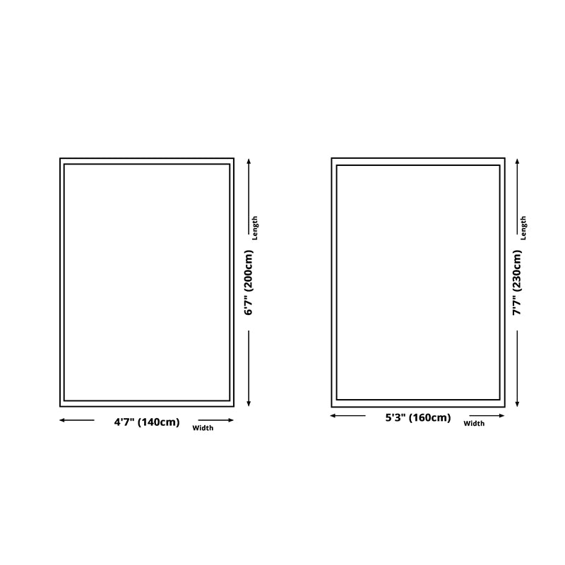 Beige Stripe Pattern Area Carpet Modern Polyester Area Rug Anti-Slip Washable Rug for Bedroom