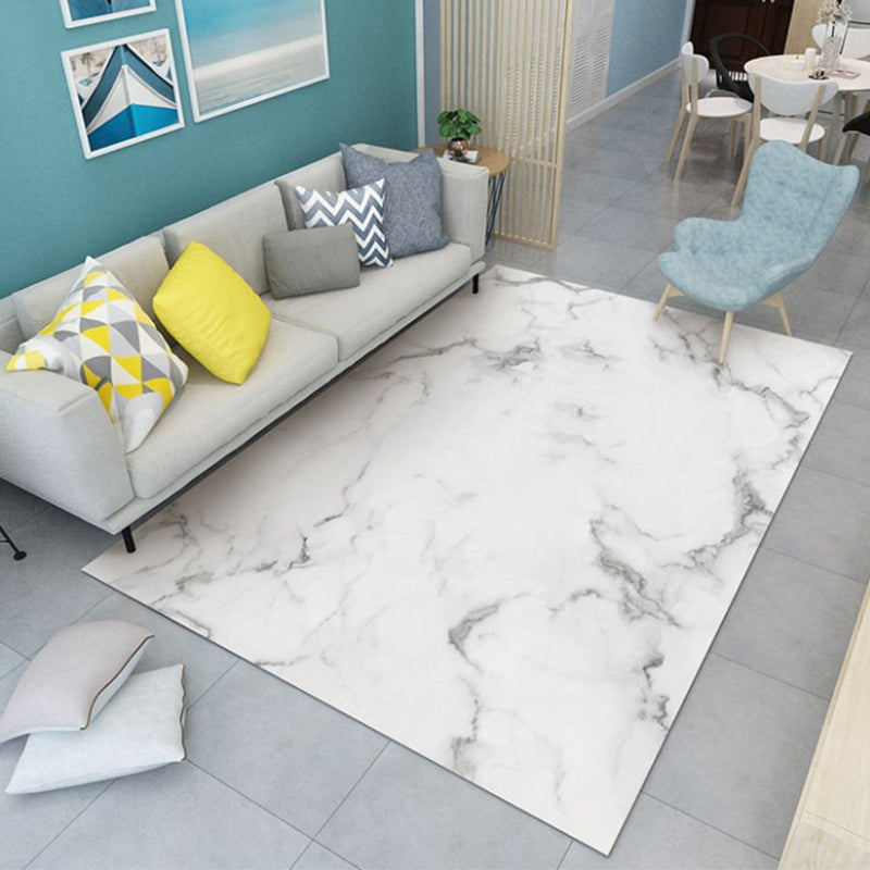 Black Modern Carpet Polyester Hexagonal Carpet Non-Slip Backing Carpet for Home Decor