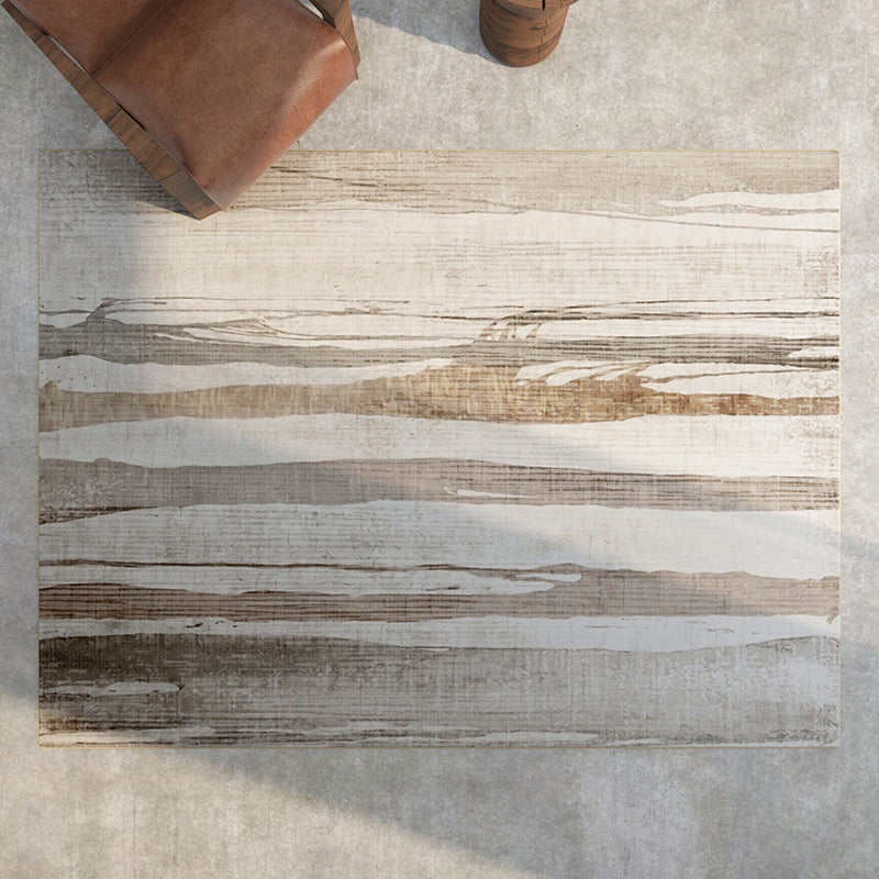 Simplicity Khaki Tone Indoor Rug Modern Carpet Polyester Stain Resistant Area Rug for Living Room