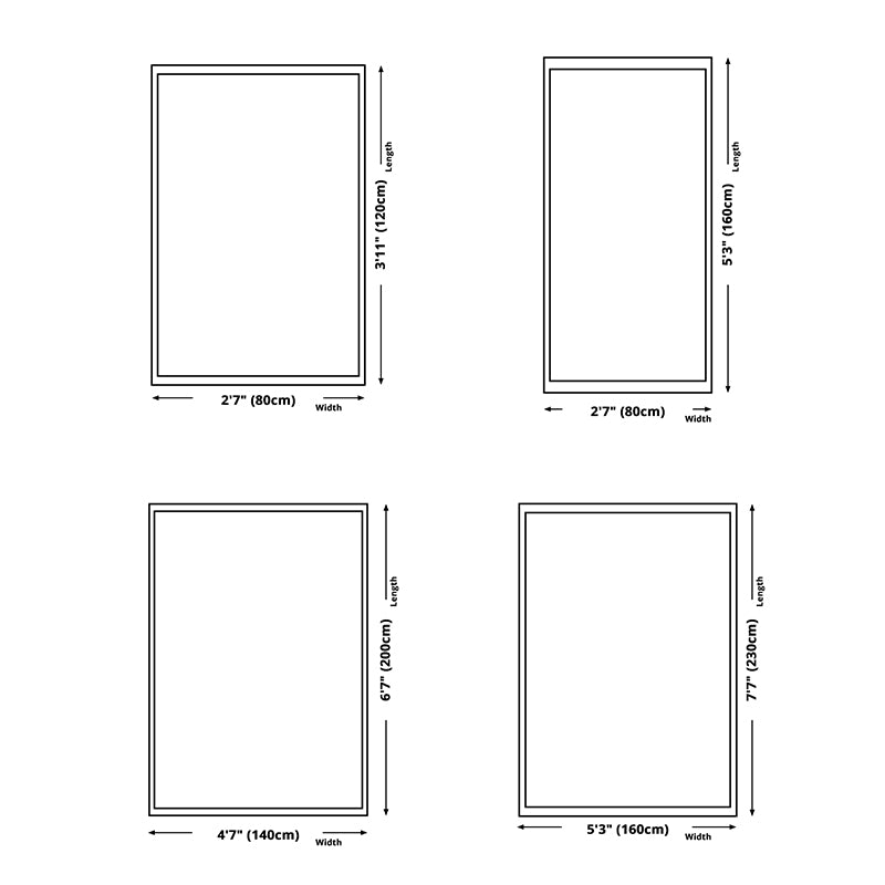 Dark Grey Carpet Poyester Graphic Carpet Washable Carpet for Home Decoration