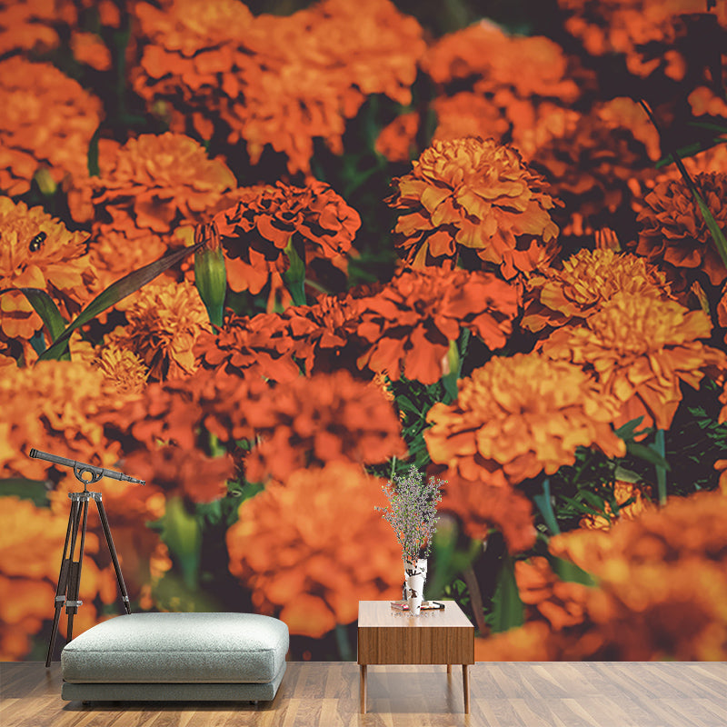 Beautiful Sea of Flowers Mural Wallpaper for Living Room Decor, Water Resistant