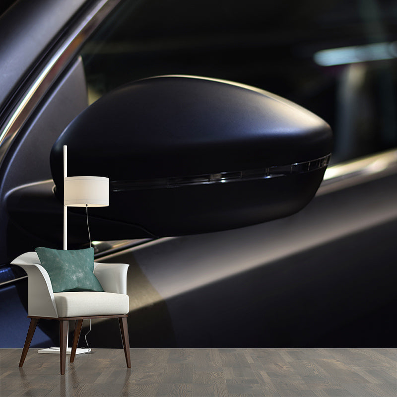 Car Mural Mildew Resistant Wall Covering for Living Room Decoration, Custom Size Available