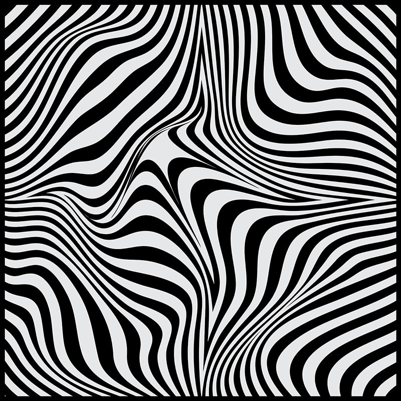 Customized Geometry Moisture Resistant Mural Wallpaper for Reading Room