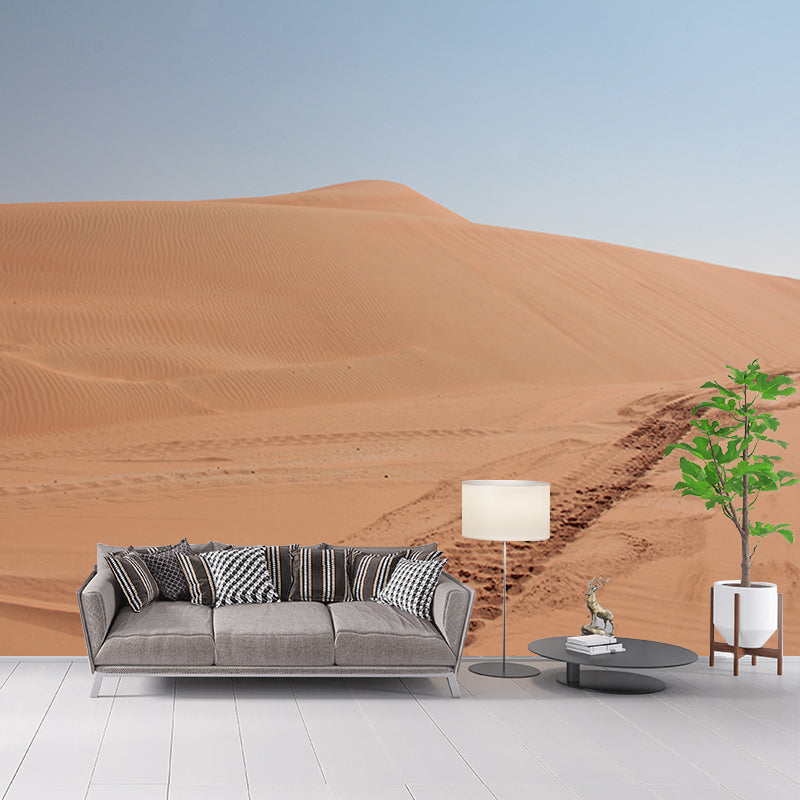 Desolate Desert Mural Wallpaper Home Decor Moisture Resistant for Sitting Room