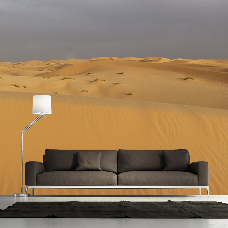 Desolate Desert Mural Wallpaper Home Decor Moisture Resistant for Sitting Room