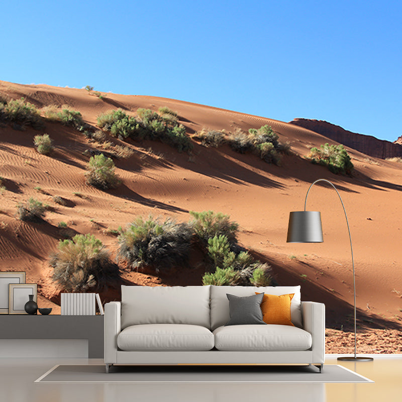 Desolate Desert Mural Wallpaper Home Decor Moisture Resistant for Sitting Room