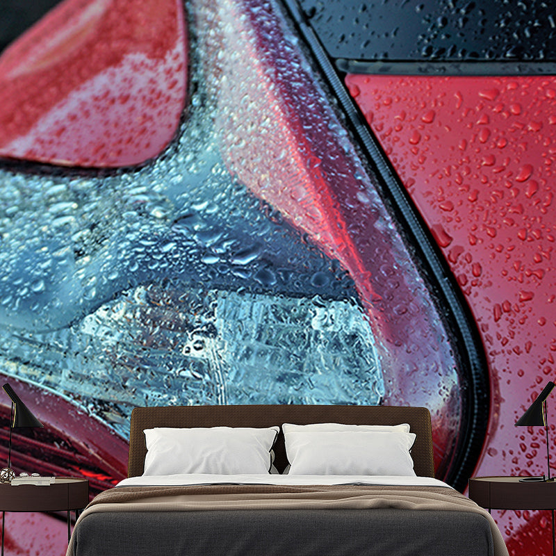 Contemporary Car Wall Covering for Sleeping Room, Custom Size Available