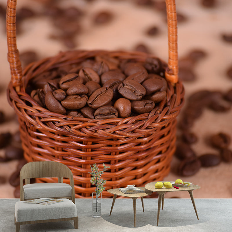 Coffee Shop Wall Decor Mural Wallpaper Waterproofing, Custom Size Available