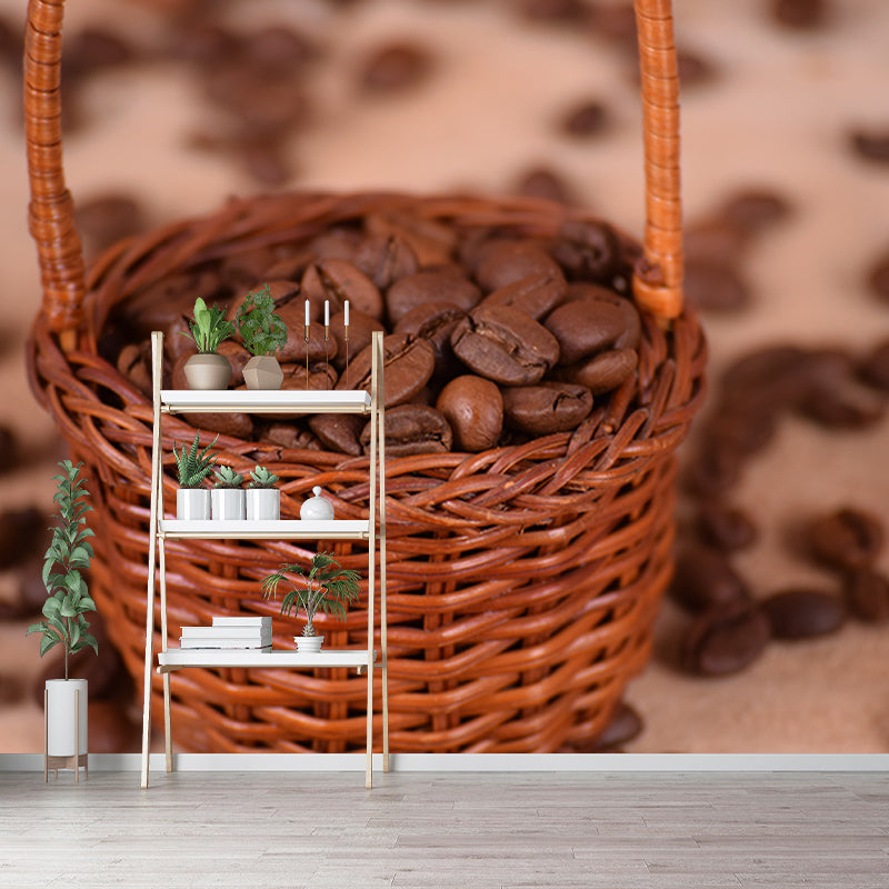 Coffee Shop Wall Decor Mural Wallpaper Waterproofing, Custom Size Available