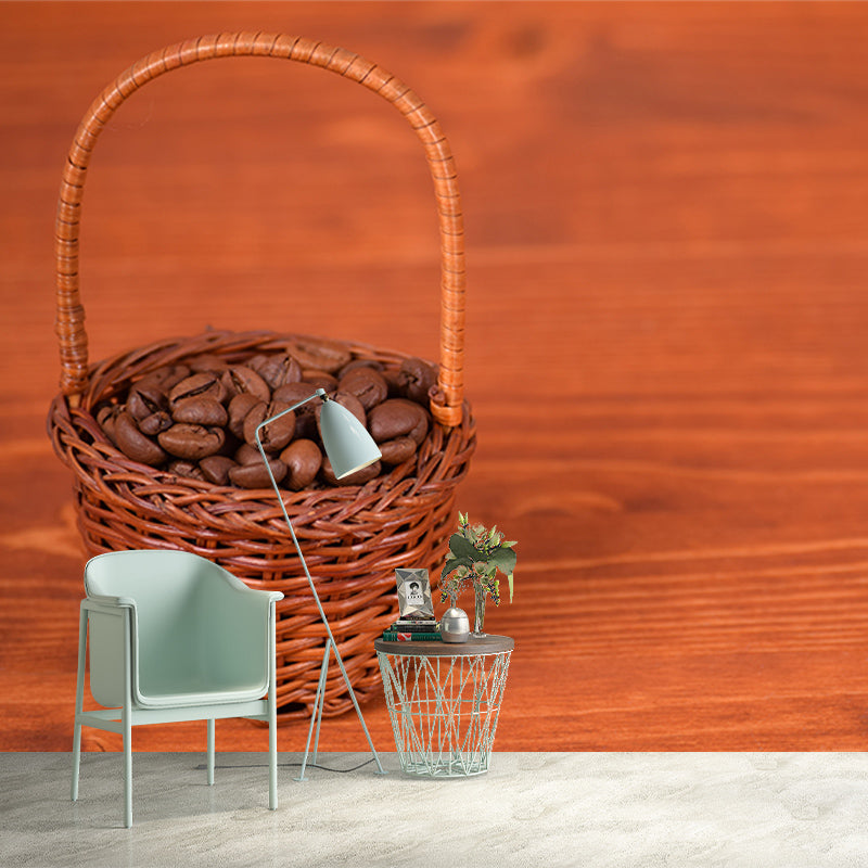 Coffee Shop Wall Decor Mural Wallpaper Waterproofing, Custom Size Available