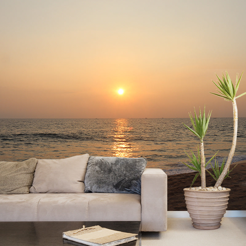 Sea Mural Wallpaper Moisture Resistant Tropics Living Room Bathroom Home Decor