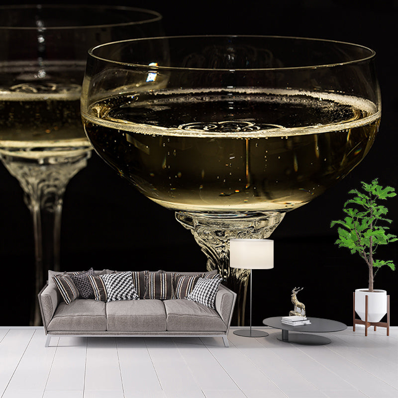 Wine Mural Wallpaper Modern Decorative Restaurant, Custom Size Available