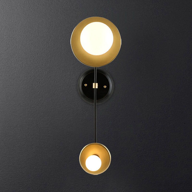 Lampade a parete a 2 luci a muro armato contemporaneo per soggiorno per soggiorno