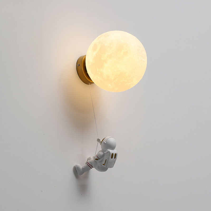 Luce di applique a parete da parata sfumatura stellare, vetro moderno in vetro a 1 luce