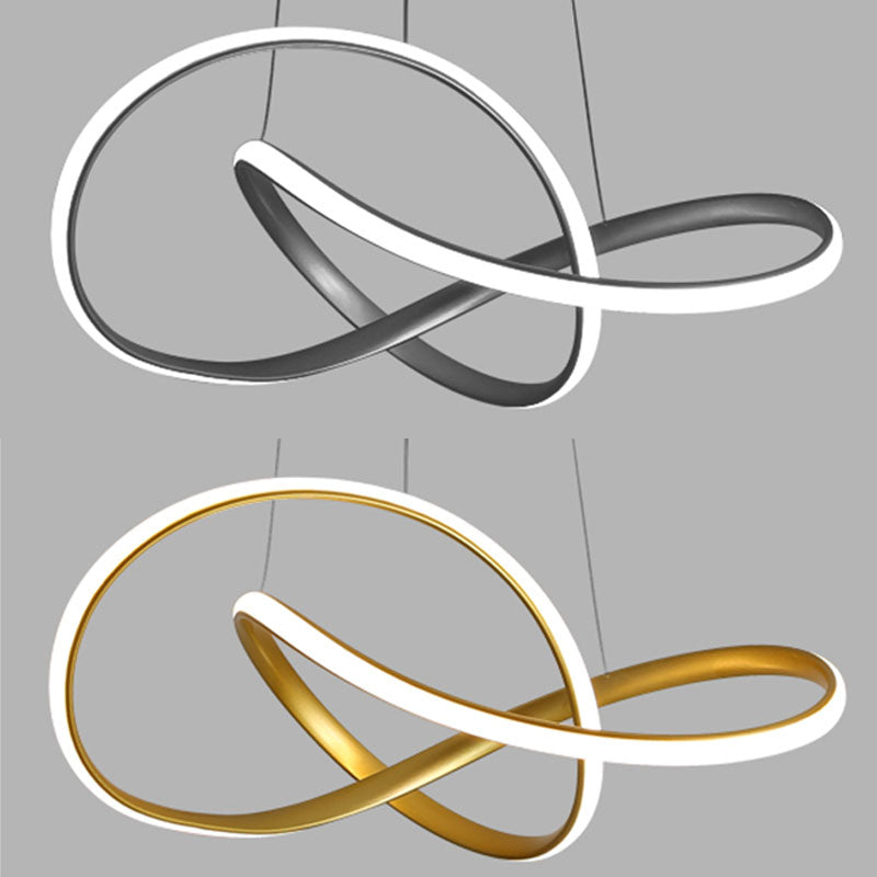 Moderner einfacher charakteristischer Stil LED Hängende Kronleuchterlicht für Esszimmerbars