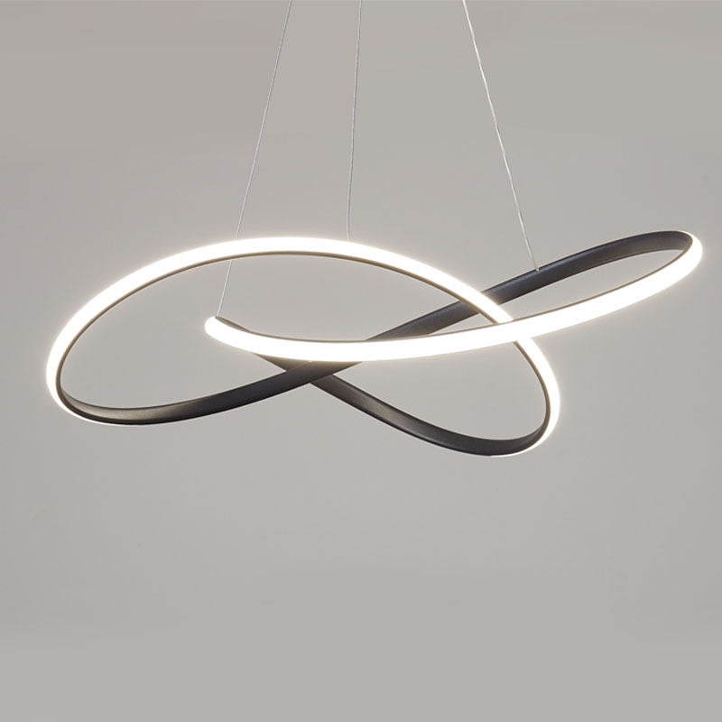 Moderner einfacher charakteristischer Stil LED Hängende Kronleuchterlicht für Esszimmerbars