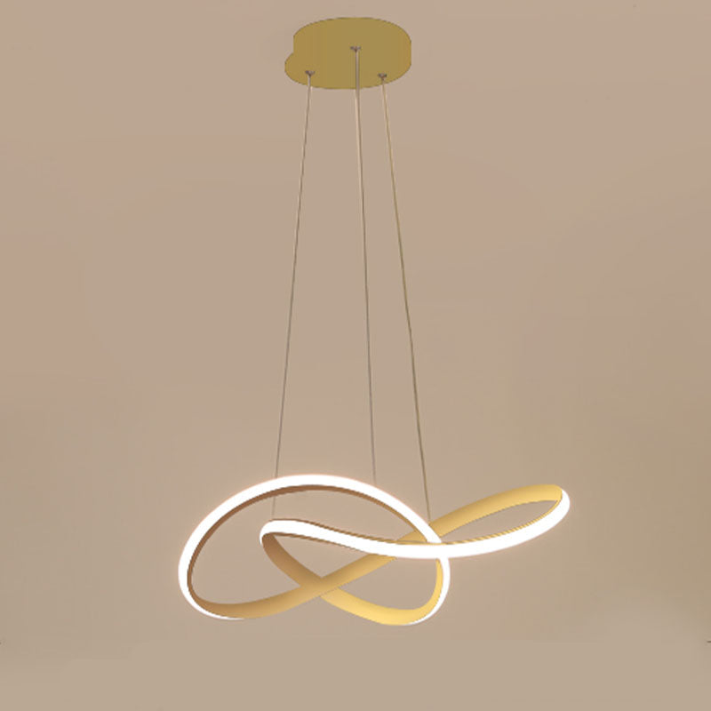 Moderner einfacher charakteristischer Stil LED Hängende Kronleuchterlicht für Esszimmerbars