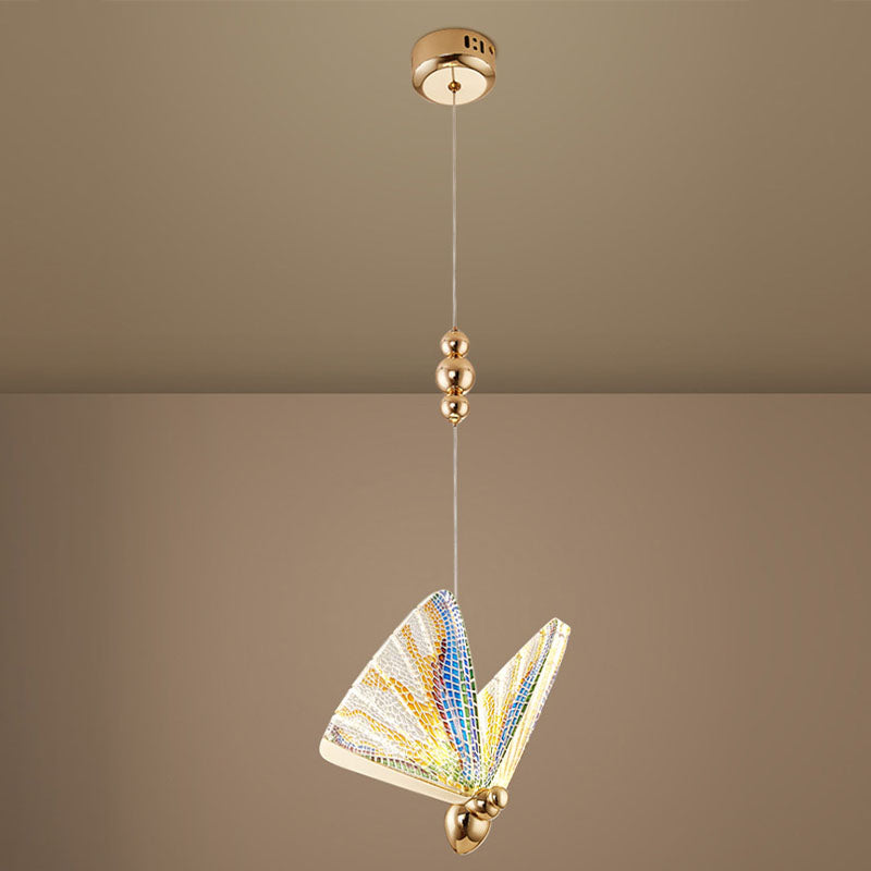 Moderner Butterfly Hängnisbeleuchtung Acryl Decke Anhängerlampe