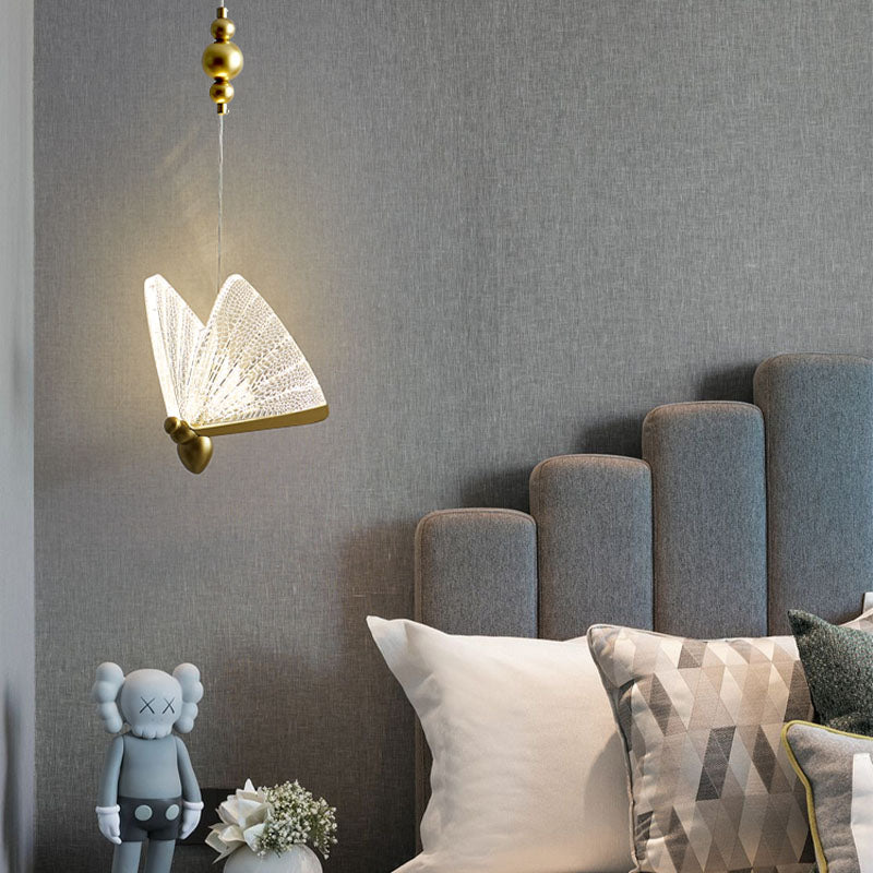 Klarer Schmetterling hängende Deckenleuchte modern