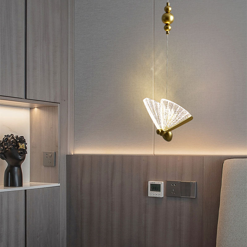 Klarer Schmetterling hängende Deckenleuchte modern