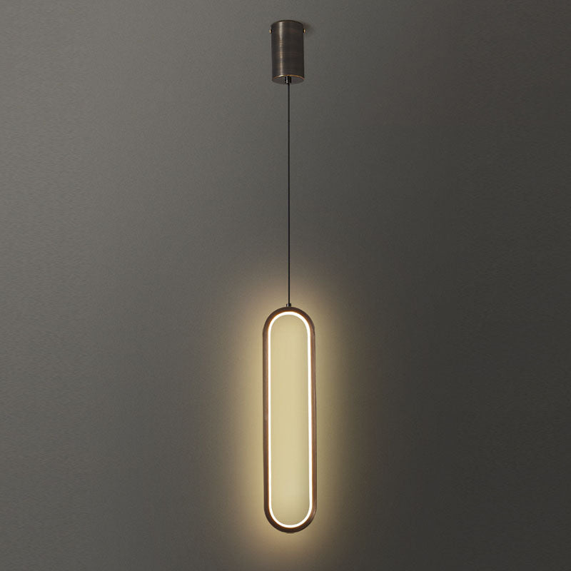 Metall geometrische Deckenhängung Licht moderner Stil 1-Licht-Anhänger Beleuchtungskörper